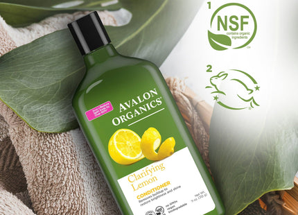 Avalon Organics Lemon Clarifying Conditioner Renews Color & Shine 11oz - Personal Care > Hair Styling Shampoo