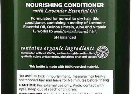 Avalon Organics Nourishing Hair Conditioner Lavender 11 oz (12 Pack) - Personal Care > & Styling Shampoo