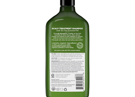 Avalon Organics Scalp Hair Treatment Shampoo Tree 11 oz (12 Pack) - Personal Care > & Styling Conditioner