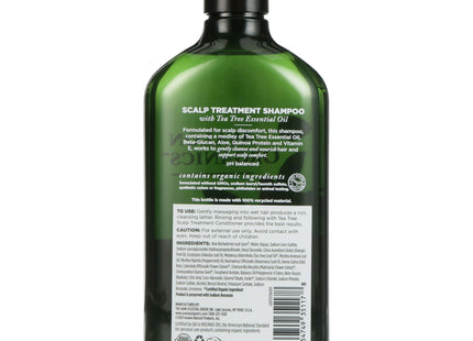 Avalon Organics Scalp Hair Treatment Shampoo Tree 11 oz (12 Pack) - Personal Care > & Styling Conditioner