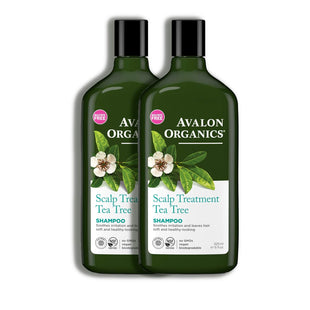 Avalon Organics Scalp Hair Treatment Shampoo Tree 11 oz (2 Pack) - Personal Care > & Styling Conditioner