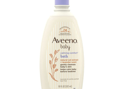 Aveeno Baby Calming Comfort Bath Relaxing Lavender & Vanilla 18 Floz (3 Pack) - Toddler > Bathing Grooming Body Wash