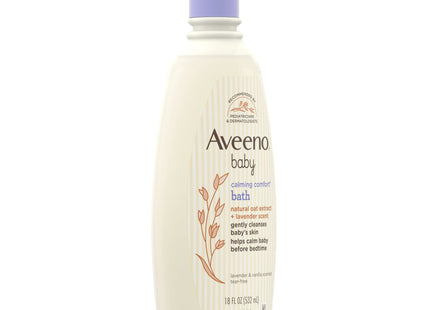 Aveeno Baby Calming Comfort Bath Relaxing Lavender & Vanilla 18 Floz (3 Pack) - Toddler > Bathing Grooming Body Wash