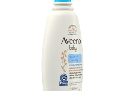 Aveeno Baby Eczema Therapy Moisturizing Cream with Oatmeal 12 fl.oz (12 Pack) - & Toddler > Skin Care Lotion Moisturizer