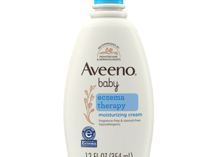 Aveeno Baby Eczema Therapy Moisturizing Cream with Oatmeal 12 fl.oz (3 Pack) - & Toddler > Skin Care Lotion Moisturizer