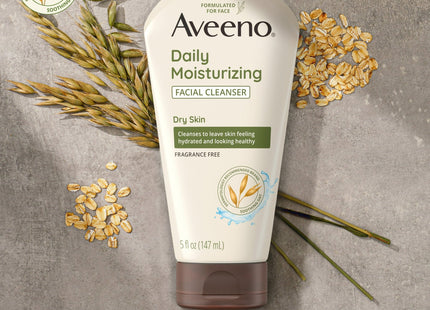 Aveeno Daily Moisturizing Facial Cleanser Lotion with Soothing Oat 5oz (2 Pack) - Personal Care > Skin Cleansers &