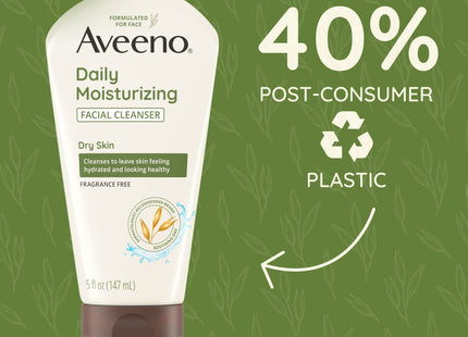 Aveeno Daily Moisturizing Facial Cleanser Lotion with Soothing Oat 5oz (2 Pack) - Personal Care > Skin Cleansers &