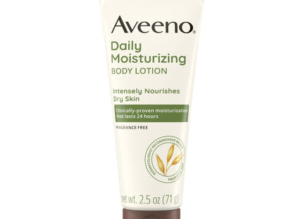 Aveeno Daily Moisturizing Lotion with Oat for Dry Skin Unisex 2.5oz (12 Pack) - Personal Care > & Moisturizer