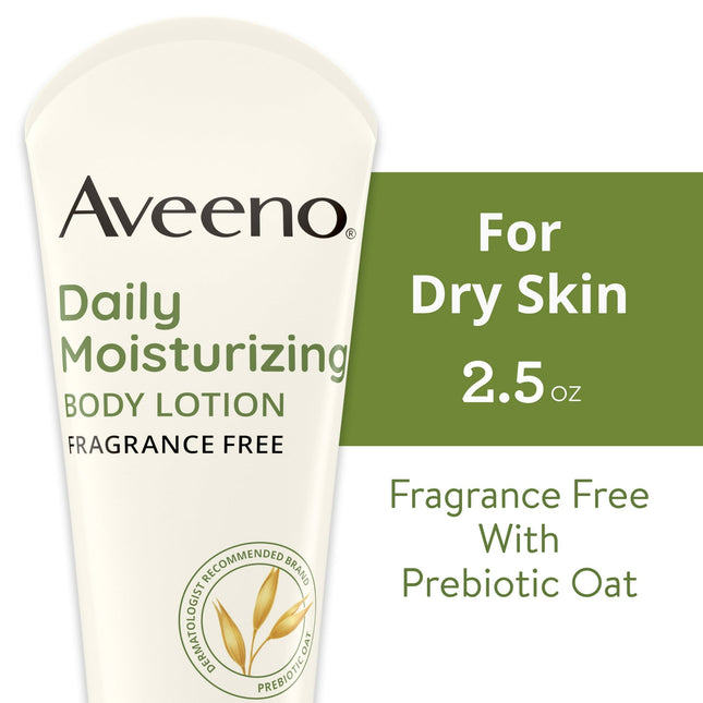 Aveeno Daily Moisturizing Lotion with Oat for Dry Skin Unisex 2.5oz - Personal Care > & Moisturizer