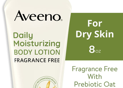 Aveeno Daily Moisturizing Lotion with Oat for Dry Skin Unscented 8oz (12 Pack) - Personal Care > & Moisturizer