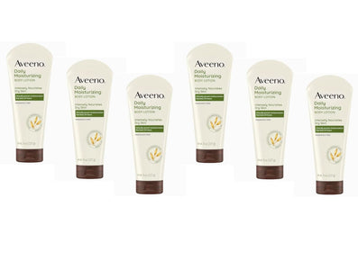 Aveeno Daily Moisturizing Lotion with Oat for Dry Skin Unscented 8oz (6 Pack) - Personal Care > & Moisturizer