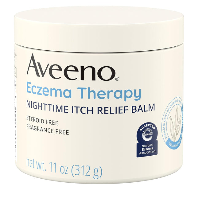 Aveeno Eczema Therapy Nighttime Itch Relief Balm Fragrance-free 11oz (6 Pack) - Personal Care > Skin Lotion &