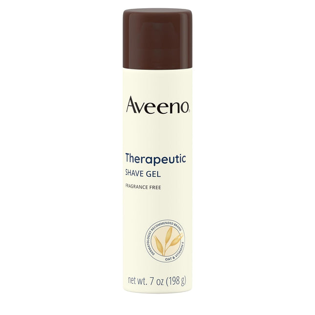 Aveeno Therapeutic Shave Gel with Oat and Vitamin E 7 Oz (Pack Of 12)