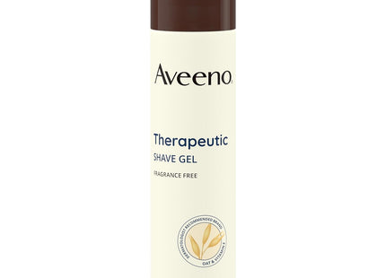 Aveeno Therapeutic Shave Gel with Oat and Vitamin E 7 Oz (Pack Of 2)