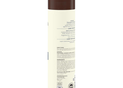 Aveeno Therapeutic Shave Gel with Oat and Vitamin E 7 Oz (Pack Of 3)