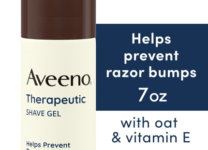 Aveeno Therapeutic Shave Gel with Oat and Vitamin E 7oz (3 Pack) - Personal Care > Shaving & Grooming Creams Foams Gels