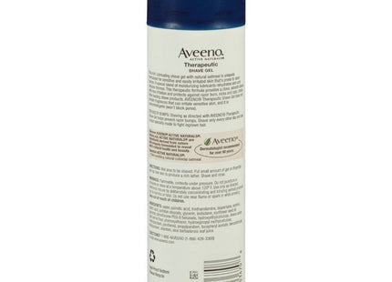 Aveeno Therapeutic Shave Gel with Oat and Vitamin E 7oz - Personal Care > Shaving & Grooming Creams Foams Gels