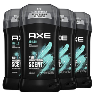 Axe Apollo Long Lasting Men’s Deodorant Stick Sage and Cedarwood 3 oz (4 Pack) - Personal Care > Bath & Body