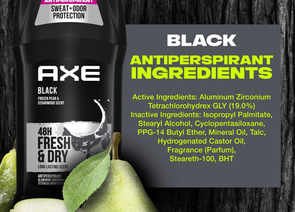 Axe Black Fresh & Dry Antiperspirant Frozen Pear Cedarwood 2.7oz (2 PacK) - Personal Care > Bath Body Deodorant