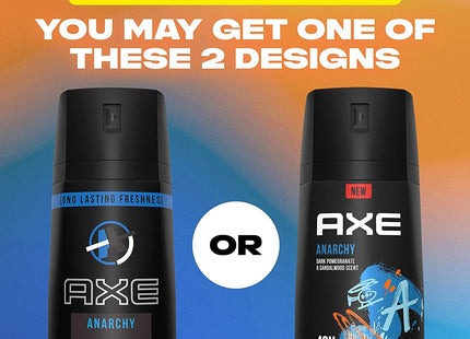 Axe Deodorant High Definition Body Spray Anarchy 4oz (2 Pack) - Personal Care > Bath & Anti-Perspirant