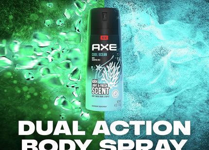 Axe Light & Fresh Deodorant Body Spray Cool Ocean 4oz (2 Pack) - Personal Care > Bath Anti-Perspirant