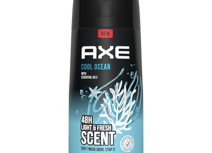 Axe Light & Fresh Deodorant Body Spray Cool Ocean 4oz (2 Pack) - Personal Care > Bath Anti-Perspirant