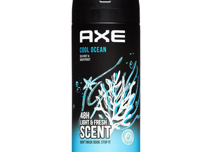 Axe Light & Fresh Deodorant Body Spray Cool Ocean 4oz (2 Pack) - Personal Care > Bath Anti-Perspirant