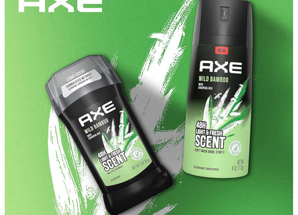 Axe Men’s Deodorant Body Spray Light and Fresh Wild Bamboo 4oz (2 Pack) - Personal Care > Bath & Anti-Perspirant