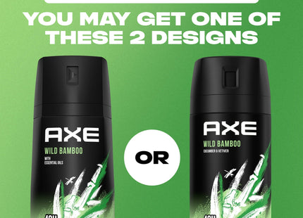 Axe Men’s Deodorant Body Spray Light and Fresh Wild Bamboo 4oz (2 Pack) - Personal Care > Bath & Anti-Perspirant