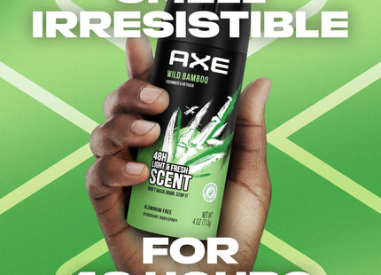 Axe Men’s Deodorant Body Spray Light and Fresh Wild Bamboo 4oz (2 Pack) - Personal Care > Bath & Anti-Perspirant