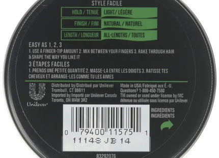 a close up of a label on a jar of makeup