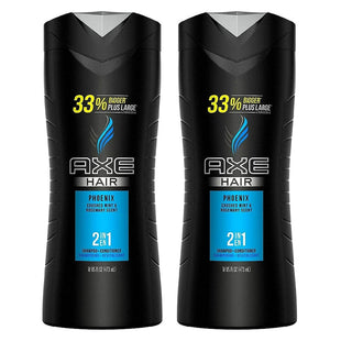 Axe Phoenix 2n1 Shampoo & Conditioner Crushed Mint Rosemary 16oz (2 Pack) - Personal Care > Hair Styling