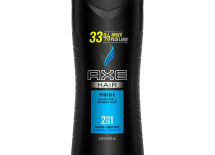 Axe Phoenix 2n1 Shampoo & Conditioner Crushed Mint Rosemary 16oz (2 Pack) - Personal Care > Hair Styling