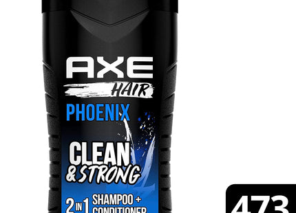 Axe Phoenix 2n1 Shampoo & Conditioner Crushed Mint Rosemary 16oz (2 Pack) - Personal Care > Hair Styling