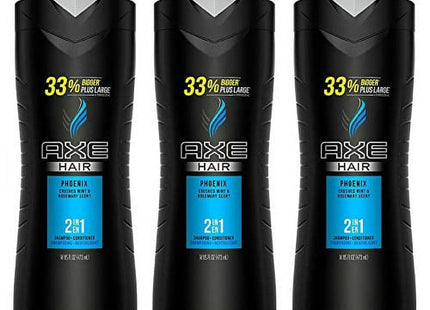 Axe Phoenix 2n1 Shampoo & Conditioner Crushed Mint Rosemary 16oz (3 Pack) - Personal Care > Hair Styling