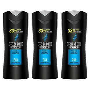 Axe Phoenix 2n1 Shampoo & Conditioner Crushed Mint Rosemary 16oz (3 Pack) - Personal Care > Hair Styling