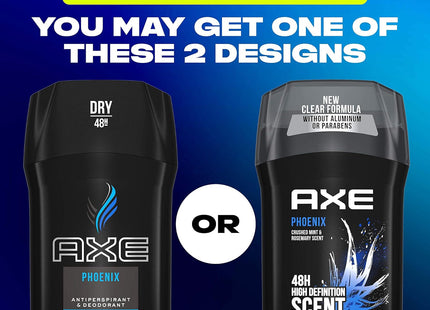 Axe Phoenix Long Lasting Deodorant Stick Crushed Mint and Rosemary 3.0oz (4 Pack) - Personal Care > Bath & Body