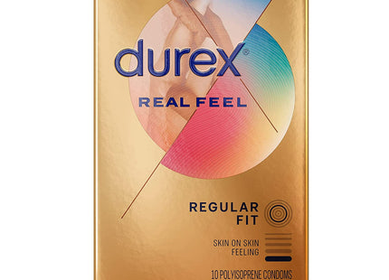 Durex Avanti Bare Real feel Non-Latex, Ultra Thin, Lubricated, Condom, 10 Count (Pack Of 3)