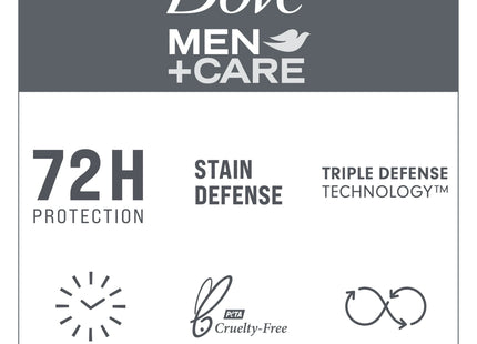 Dove Men+Care Stain Defense Dry Antiperspirant Deodorant Spray, Clean, 3.8 Ounce (Pack Of 2)