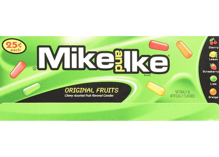 Mike and Ike Original Assorted flavors Fruits Chewy Candy, Classic treat, Theater Box, 5 Ounce (Pack Of 8)