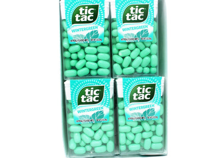 Tic Tac Fresh Breath Mints, Wintergreen Flavored, Hard Candy, Mints 1 Ounce (Pack Of 5)