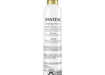 Pantene Pro-V Soft Curls Shaping Defining Mousse, Maximum Hold, Controls Frizz, 6.6 Ounce (Pack Of 12)