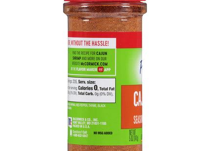 McCormick, Perfect Pinch Cajun Seasoning, Mixed Spices And Seasonings, Gluten free, 5 Ounce (Pack Of 4)