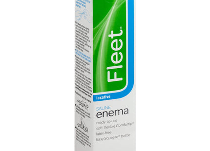 Fleet Enema, Fast Effective Constipation Relief, Ready-to-Use Saline Laxative, 4.5 FL Ounce (Pack Of 6)