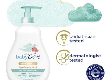 Baby Dove Tip to Toe Sensitive Hypoallergenic Liquid Body Wash 13 floz - & Toddler > Bathing Grooming