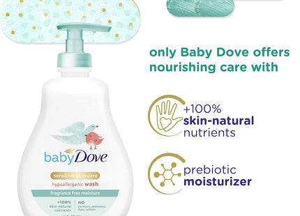 Baby Dove Tip to Toe Sensitive Hypoallergenic Liquid Body Wash 13 floz (2 Pack) - & Toddler > Bathing Grooming