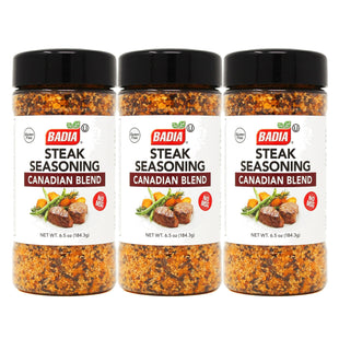 Badia Canadian Blend Steak Seasoning No Artificial Flavors 6.5oz (3 Pack) - Food & Beverages > Herbs Spices Seasonings