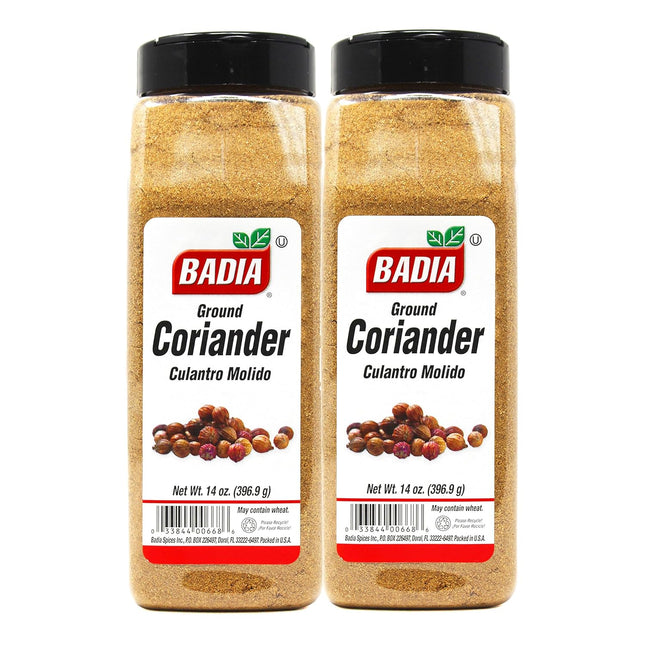 Badia Coriander Powder Ground Gluten free Kosher & MSG 14oz (2 Pack) - Food Beverages > Herbs Spices Seasonings