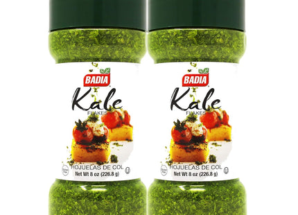 Badia Kale Flakes Gluten Free Kosher Sealed 8oz (12 Pack) - Food & Beverages > Herbs Spices Seasonings