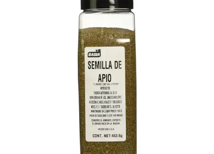 a jar of spices with a label on it